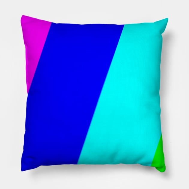 blue red green texture art Pillow by creatilory