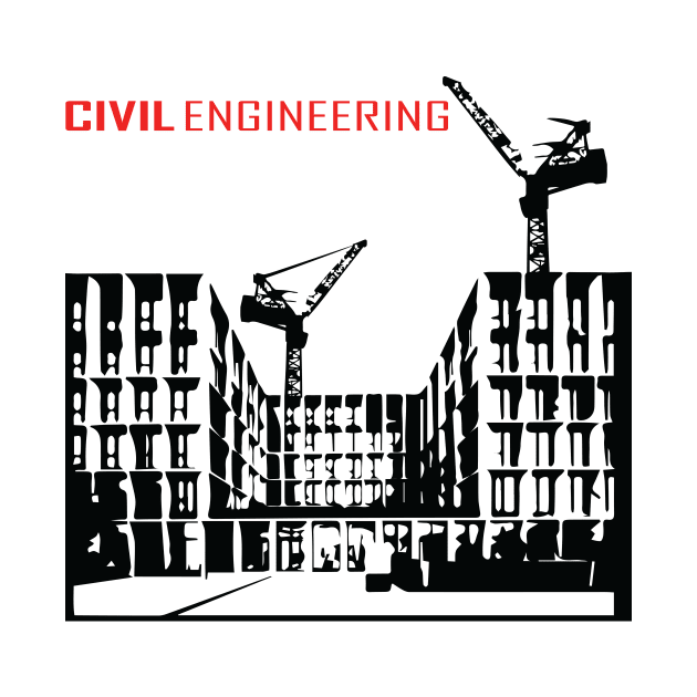 civil engineering, buildings, crane, engineer text by PrisDesign99