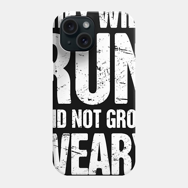 Run - Gift For Christian Workout Gym Fans Phone Case by MeatMan