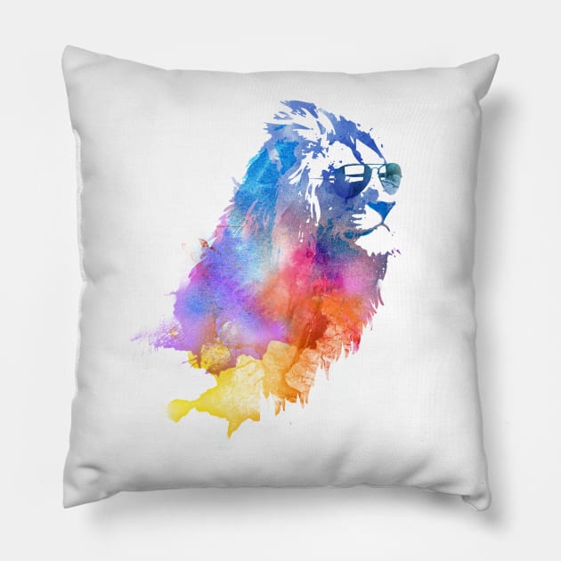 Sunny leo Pillow by astronaut