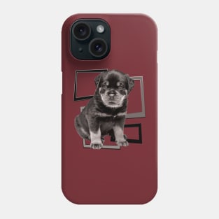 Rottweiler the boss dog Phone Case