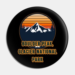 Boulder Peak, Glacier National Park Pin