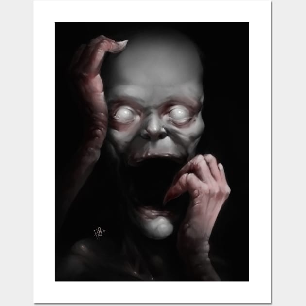 scp 096 Picture , scp 096 face | Art Print
