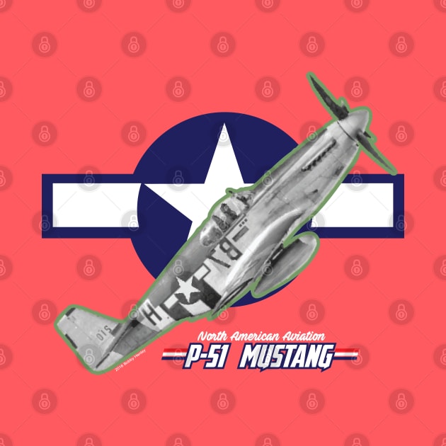 P-51 Mustang by Illustratorator