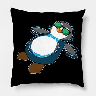 Penguin floating in Water Pillow