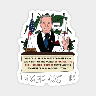 Joe Biden Hispanic Pride Magnet