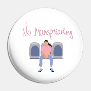 No manspreading Pin