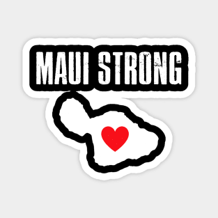 Pray for Maui Hawaii Strong Heart Magnet