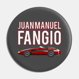 Maserati 250 F - Juan Manuel Fangio Illustration Pin