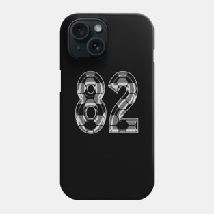 Soccer Number 82 Soccer Jersey #82 Soccer Mom Player Fan Phone Case