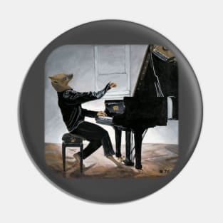 Gnoll Pianist Mythical Creature Fantasy Illustration Pin