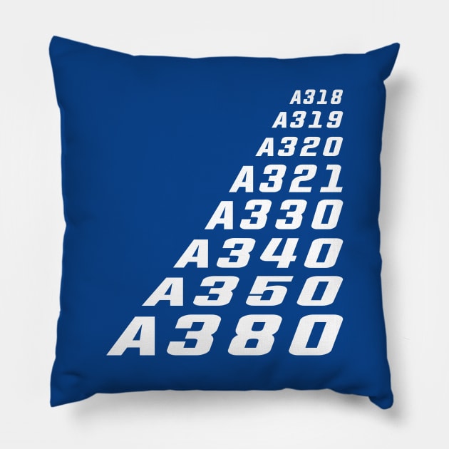 Airbus White Tail | Gift Pillow by ProPlaneSpotter