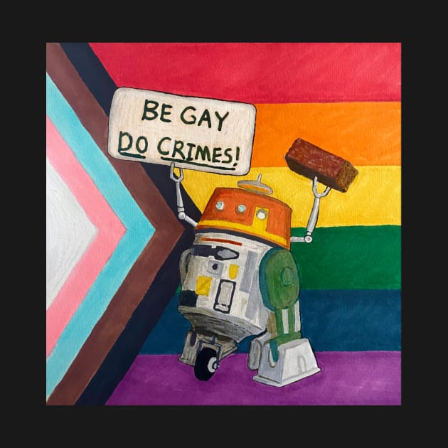 Antifa Pride Robot