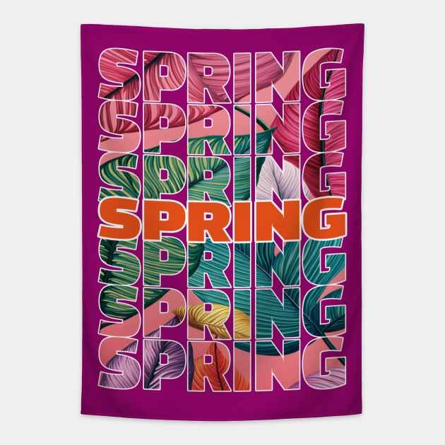 Hello Spring Tapestry by EunsooLee