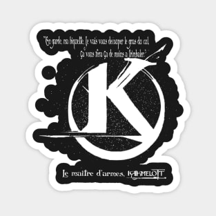 On guard, my goat! I'm going to cut the fat off your ass, that will do you less to carry around! Magnet