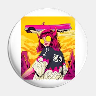 The driver girl Pin