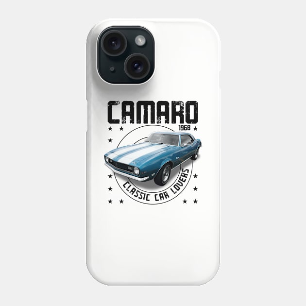 Classic Car Camaro Z28 1968 Phone Case by cecatto1994