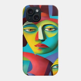 Artwork human faces Phone Case