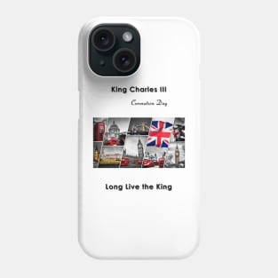 King’s coronation tshirt celebration London Phone Case