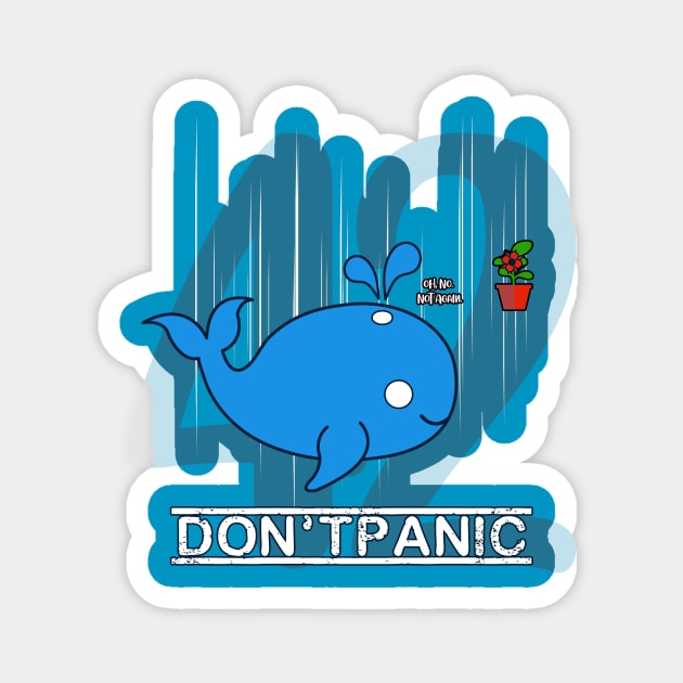 Don't Panic Magnet by Vahlia