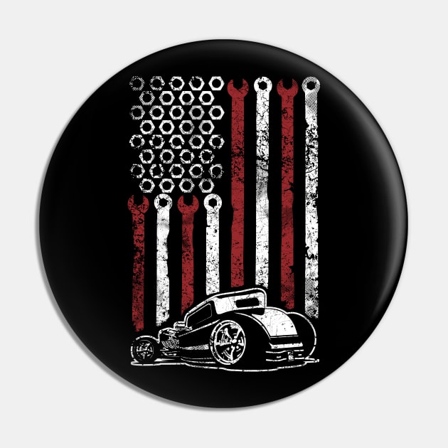 HOT ROD FLAG Pin by trev4000