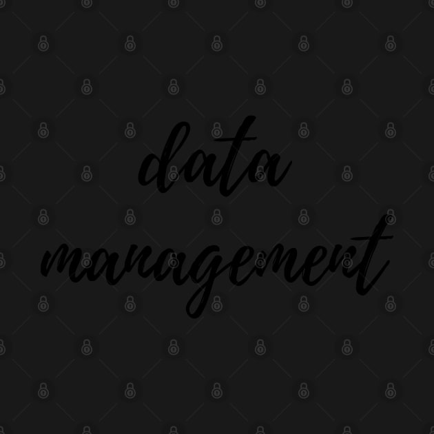 Data Management Binder Label by stickersbyjori