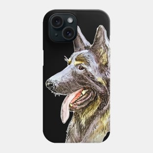 German shepherd Phone Case