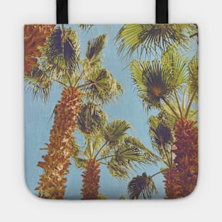 Pretty picture of a Palm Tree. Pretty Palm Trees Photography design with blue sky Tote