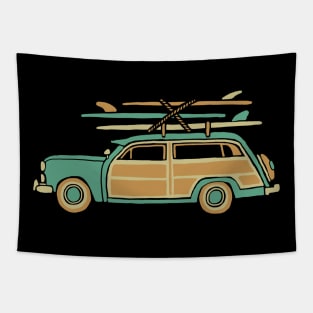 Surf Car Tapestry