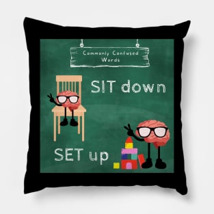 Sit vs Set Pillow
