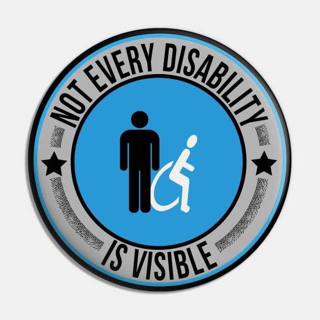 Not Every Disability is Visible Awareness Illness Pin by vikki182@hotmail.co.uk