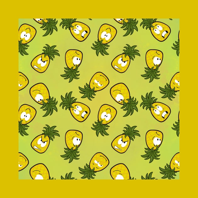 Pineapple faces by CraftyNinja