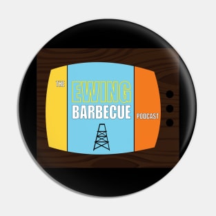 The Ewing Barbecue Podcast Logo Pin
