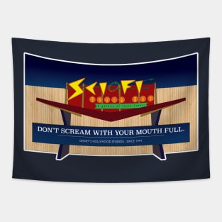 Sci Fi Dine in Theatre Snack Bar Tapestry