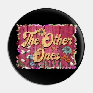 Classic Other Personalized Flowers Proud Name Pin