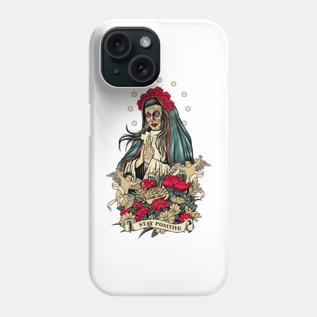stay positive Phone Case by enansan