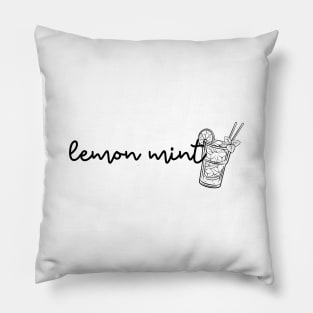 lemon mint Pillow