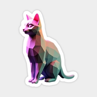 Pixel Cat 3D Magnet