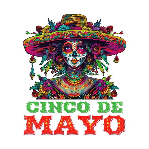 Cinco De Mayo Mexican Women by catador design