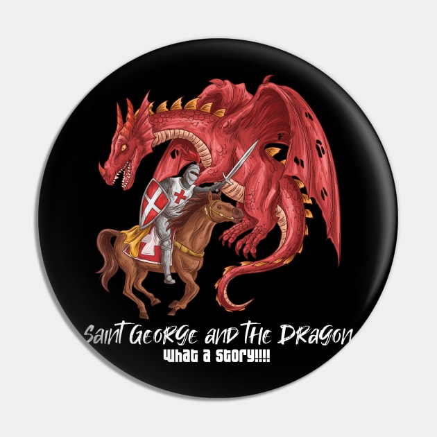 Saint George And The Dragon Pin by StoreOfLove