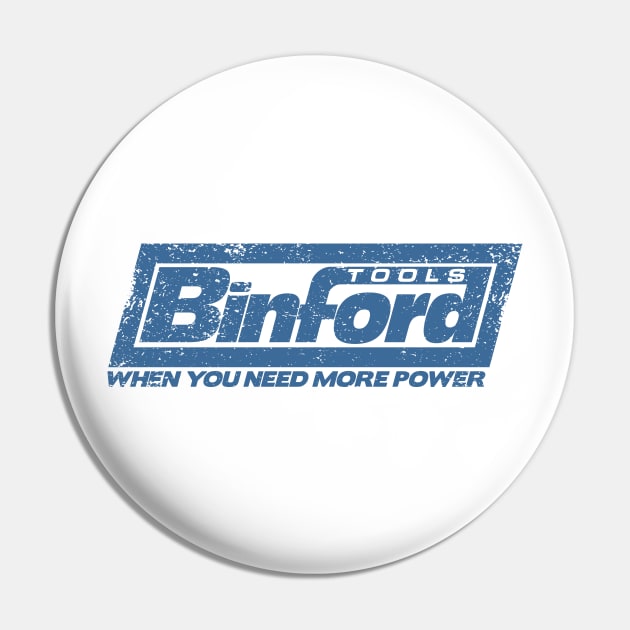 Binford Tools (blue) Pin by Geekeria Deluxe