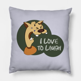 The Laughing cat Pillow