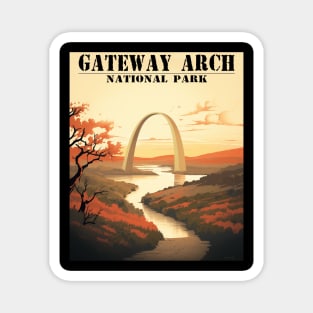 Gateway Arch National Park Magnet