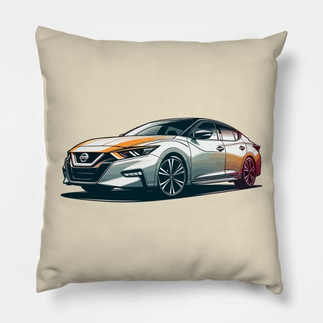 Nissan Maxima Pillow by Vehicles-Art