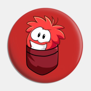 Red Puffle Pin