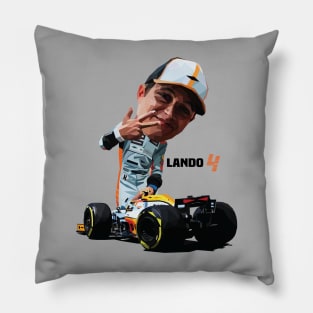 Tooned Lando Norris Pillow