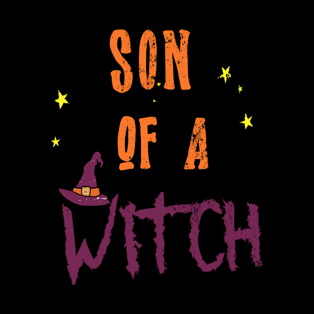 Son of a witch Hat Halloween costume party Gift by chilla09