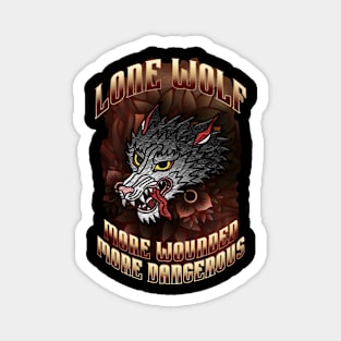 Lone Wolf Magnet