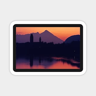 Alpine Sunset Magnet