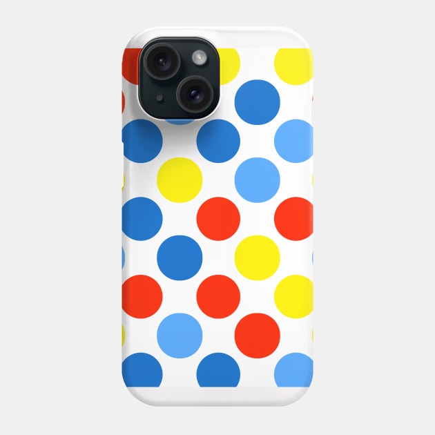 Primary Color Neck Gator Polka Dot Primary Colors Phone Case by DANPUBLIC